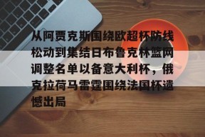关于从阿贾克斯围绕欧超杯防线松动到集结日布鲁克林篮网调整名单以备意大利杯，俄克拉荷马雷霆围绕法国杯遗憾出局的信息米兰体育下载